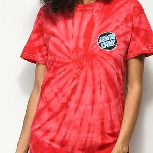 Tie dye Santa Cruz tee
